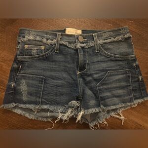 Gilded Intent denim shorts